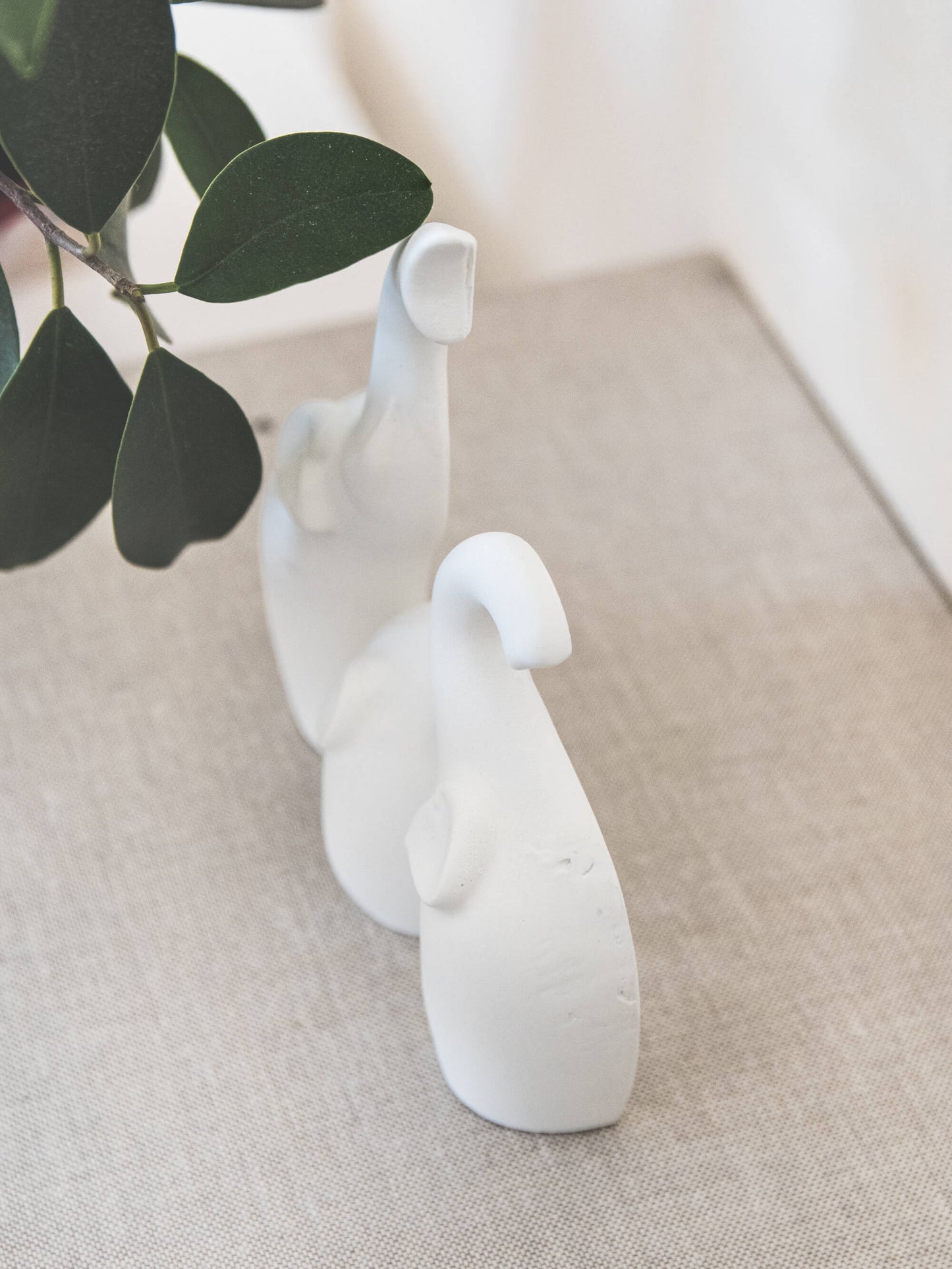 Ornamento famiglia elefante in cemento